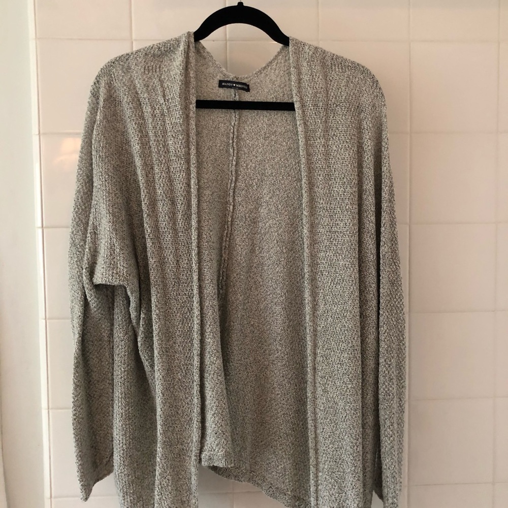 Brandy Melville gray cardigan